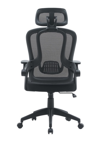 Scaun birou ergonomic, reglabil, cu spătar mesh, negru - Img 3