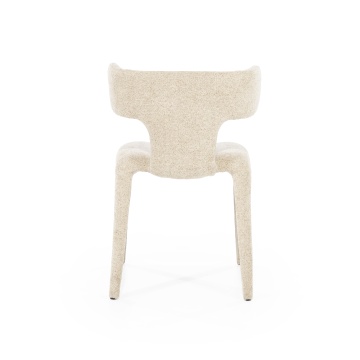 Scaun Dave din Tesatura, metal si lemn taupe - Img 6