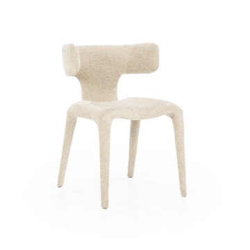 Scaun Dave din Tesatura, metal si lemn taupe - Img 11