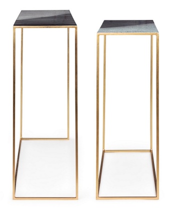 Set 2 console din metal cu finisaj emailat - Img 6
