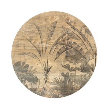 Set 2 măsuțe de cafea Nariko Ro, rotundă, din bambus și MDF, diametru 58 cm, înălțime 40 cm - Img 6