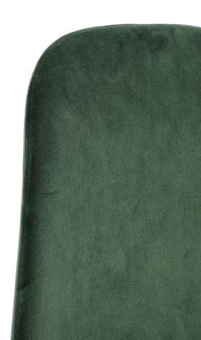 Set 4 scaune Irelia, din catifea, Verde închis, 52,5x42,5x90 cm - Img 7