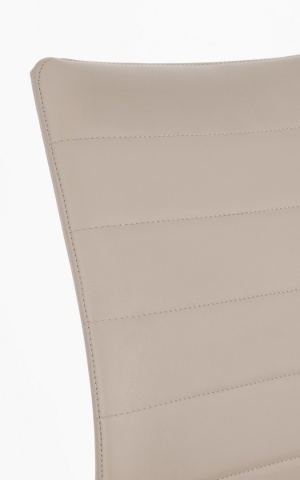 Set de 4 scaune Myra din piele ecologică, cappuccino, 41x60x98 cm - Img 7