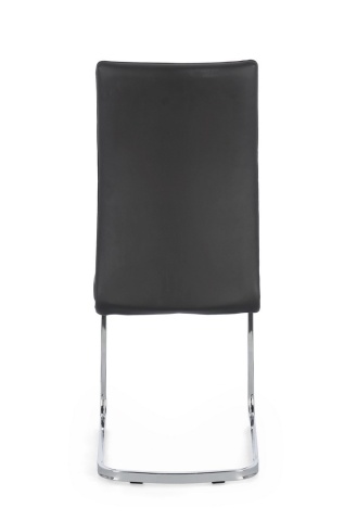 Set de 4 scaune Myra din piele ecologică, gri închis, 41x60x98 cm - Img 5