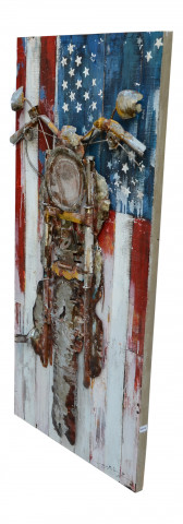 Tablou din metal United States I 70cm x 140cm - Img 4