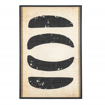 Tablou Kyoto 80x3x120 cm negru