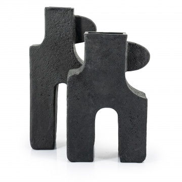 Vaza de ceramica Trib mare neagra 54 cm - Img 3