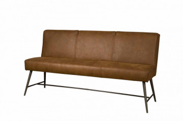 Banca Belmonte din piele cognac