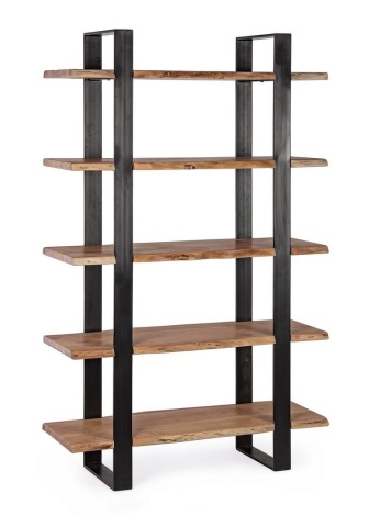Bibliotecă Artur din lemn de acacia 110 cm