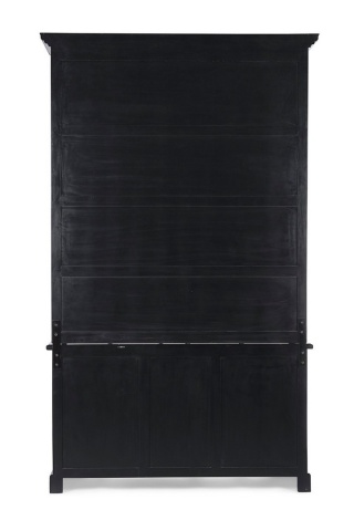 Bibliotecă Jefferson Black din lemn de mango neagra 233.7 cm - Img 4