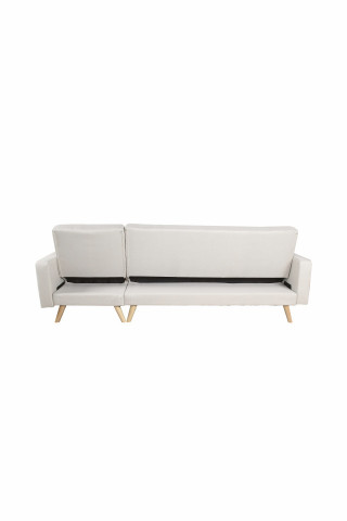 Canapea Maloni extensibila pe dreapta , 3 locuri, creme - Img 12