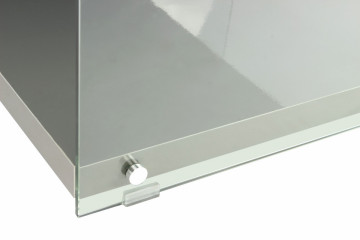Comoda TV din sticla temperata Elementary Gri 120 cm - Img 6