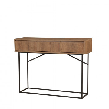 Consola din pal melaminat Mia nuc 120 cm