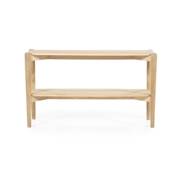 Consola Selbu din lemn de stejar 130x40x75 cm