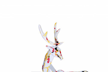 Decoratiune Deer, multicolor - Img 2