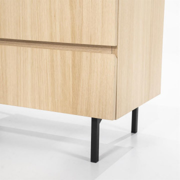 Dulap din lemn de stejar Thomas 85x210 cm - Img 2