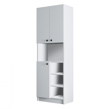 Dulap inalt din pal melaminat Order alb 59,6x180x35 cm - Img 1
