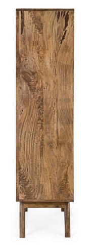 Dulap living cu 4 uși Sylvester, din lemn de mango, 104x40x158 cm - Img 5