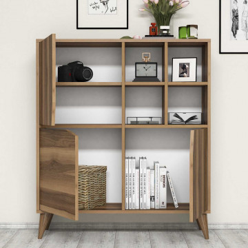 Dulapior din pal melaminat Pulse nuc 100x115x30 cm - Img 3