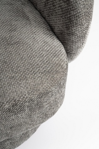 Fotoliu Julienne, pivotant, gri închis, 78 x 81 x 77 cm - Img 7