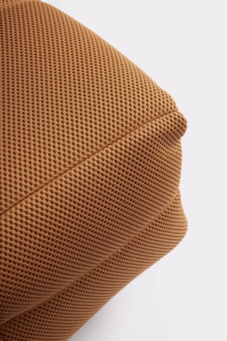 Fotoliu pivotant și reclinabil, din material textil, cărămiziu cupru, 88.5x107x93.5 cm - Img 7