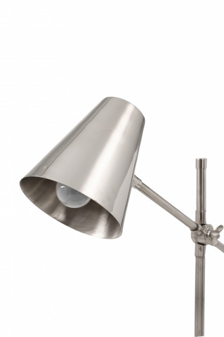 Lampa de birou din otel/alama/fier Celeste, argintie, un bec - Img 3