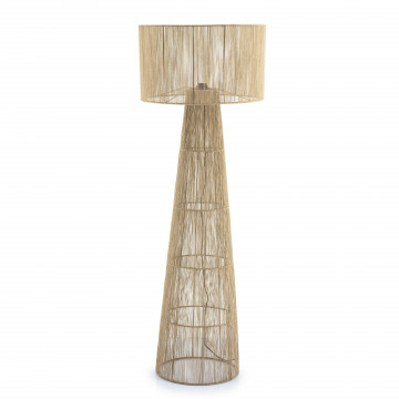 Lampă de podea din iută Oshu 50x50x146 cm