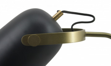 Lampa decorativa din fier/cuplu/aluminiu Caroline neagra, un bec - Img 6