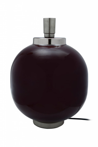 Lampa decorativa din fier, mov/argintiu, un bec 28x28x38,5 cm
