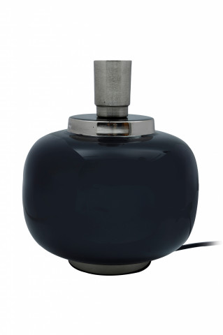 Lampa decorativa din fier, negru/argintiu, un bec 20x20x25 cm