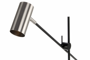 Lampa decorativa din fier Target argintie / neagra, un bec - Img 6