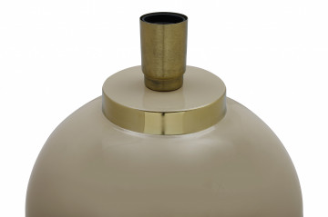 Lampa decorativa din fier, taupe/auriu, un bec 28x28x38,5 cm - Img 3
