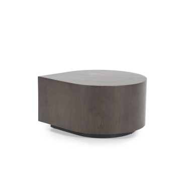 Masa de cafea Jules din furnir de nuc