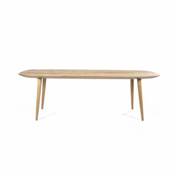 Masa dreptunghiulara din tec reciclat Tabassum 220x100x78 cm