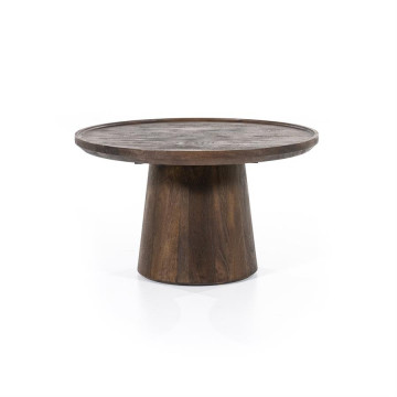 Masuta de cafea din lemn de mango Ron 66x39 cm maro