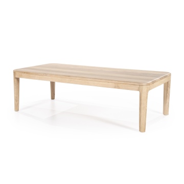 Masuta de cafea Harvey din lemn de stejar 120x60x35 cm - Img 2