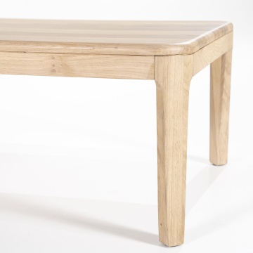 Masuta de cafea Harvey din lemn de stejar 120x60x35 cm - Img 4