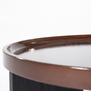 Masuta de cafea Mayson din MDF stejar rosu 90x35 cm - Img 4