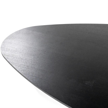 Masuta de cafea Moos 124,5x95 cm neagra - Img 2