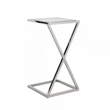 Masuta pentru plante cu blat din sticla Paramount 66,5x35x35 cm