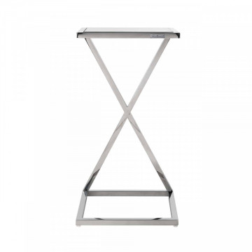 Masuta pentru plante cu blat din sticla Paramount 66,5x35x35 cm - Img 3
