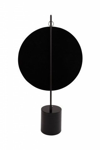 Oglinda rotunda argintiu/negru Elegance 14x41x75 cm - Img 4