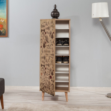 Pantofar din pal melaminat Filinta 731 stejar 50 cm - Img 4