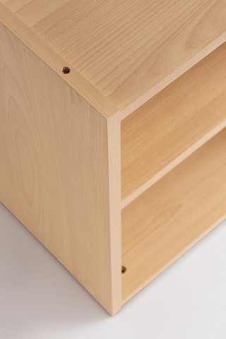Raft tip cub, finisaj natural, 35x35x35 cm - Img 5
