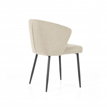 Scaun tapitat Santos taupe - Img 10