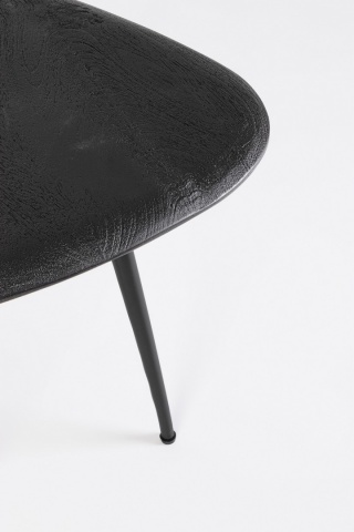 Set 2 Măsuțe de cafea rotunde Mayo, lemn de mango și oțel, diametru 50 cm și 40 cm - Img 5