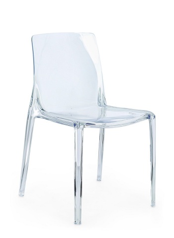 Set 4 scaune transparente Adele din policarbonat