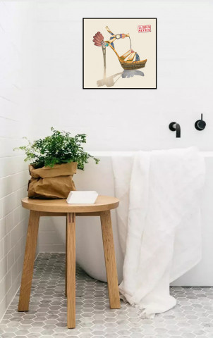 Tablou din hartie Style II 42cm x 42cm - Img 2