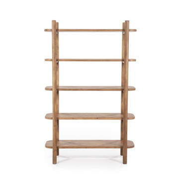 Bibliotecă din lemn de salcâm Julian 110x45x170 cm