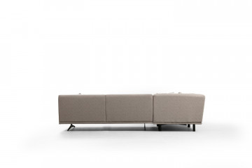 Coltar Bentley pe stanga cu pouf, 5 locuri, bej - Img 8
